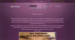 Desktop Screenshot of lydiavisage.cz